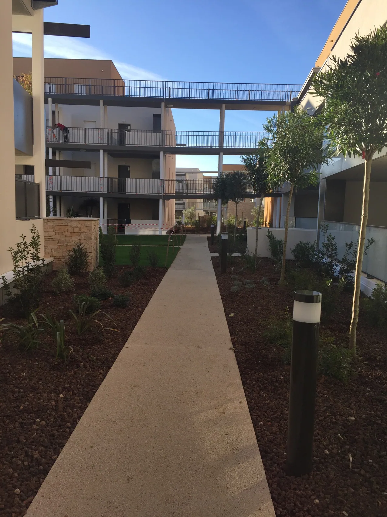 Aménagements extérieurs — photographie du projet